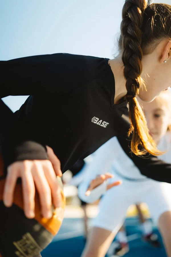 BASE Youth Long Sleeve Compression Tee - Image 4